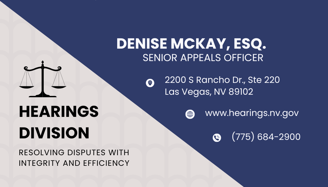 Hearings Contact Information